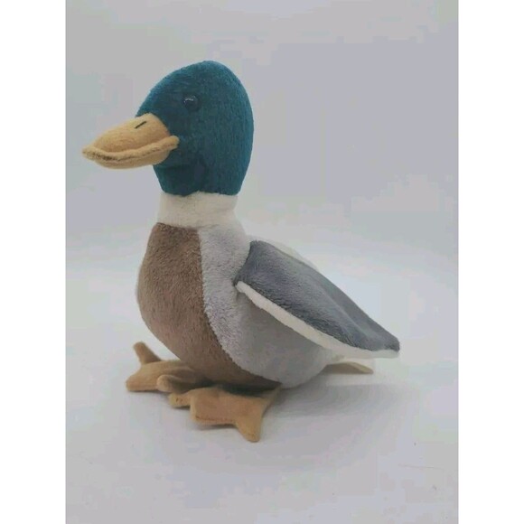 Jake Mallard Duck Plush TY Beanie Buddy & Ty Beanie 1998 Retired Vintage - Picture 16 of 16